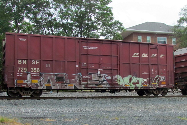 middle boxcar in the line