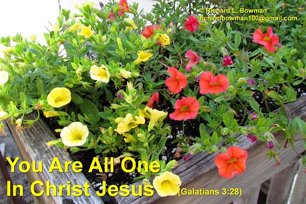 you are all one in Christ Jesus