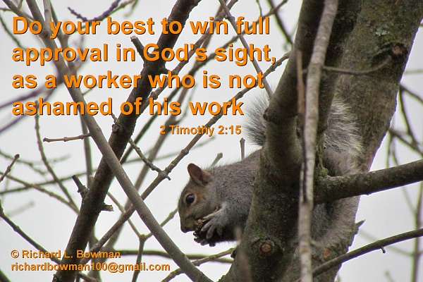 do your best to win approval in God's sight
